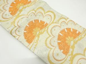 アンティーク　松に華紋織り出し袋帯（材料）